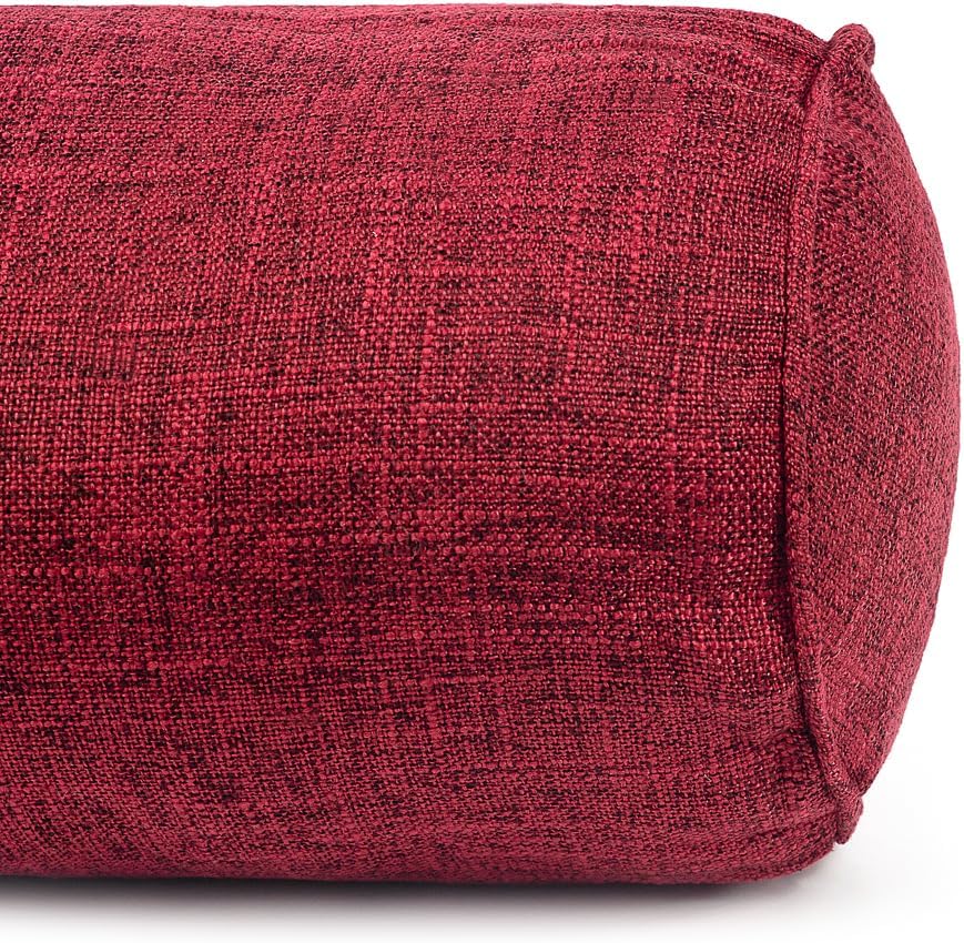 Round Neck Pillow Roll Cervical Support Pillows Neck Pain Relief Cylinder Bolster Pillows with Removable Washable Cover for Sleeping/Chair/Car/Sofa…