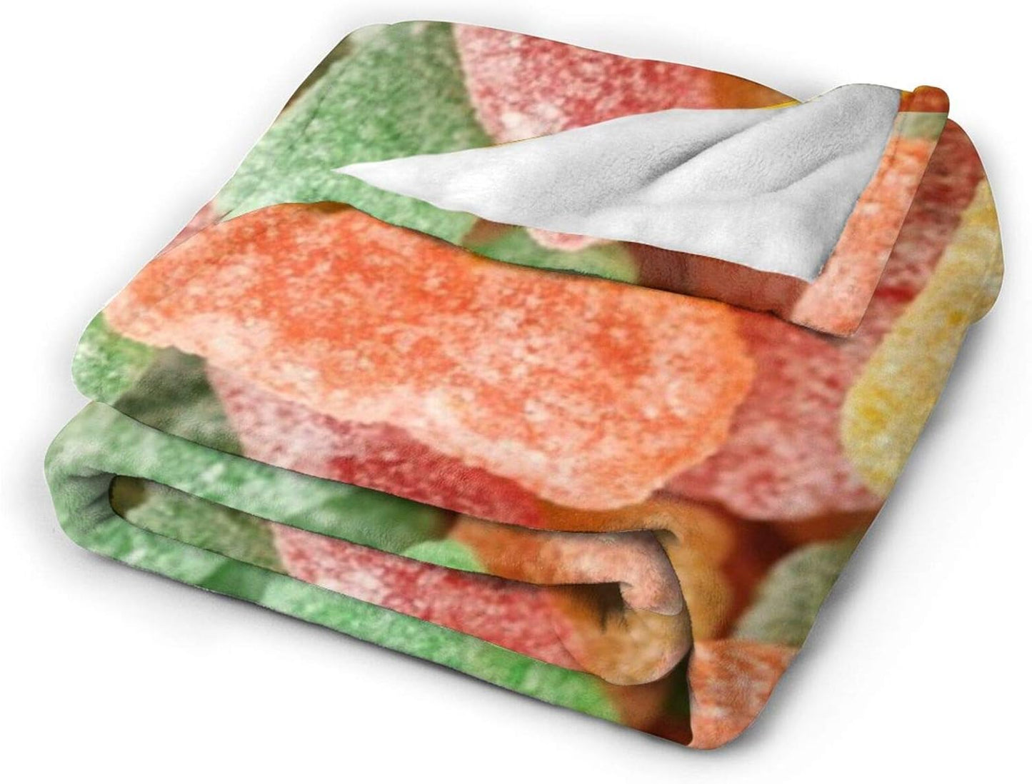 Pindola Candy Throw Blanket Warm Lightweight Soft Cozy Warm Home Decoration 60"x50" for Teen