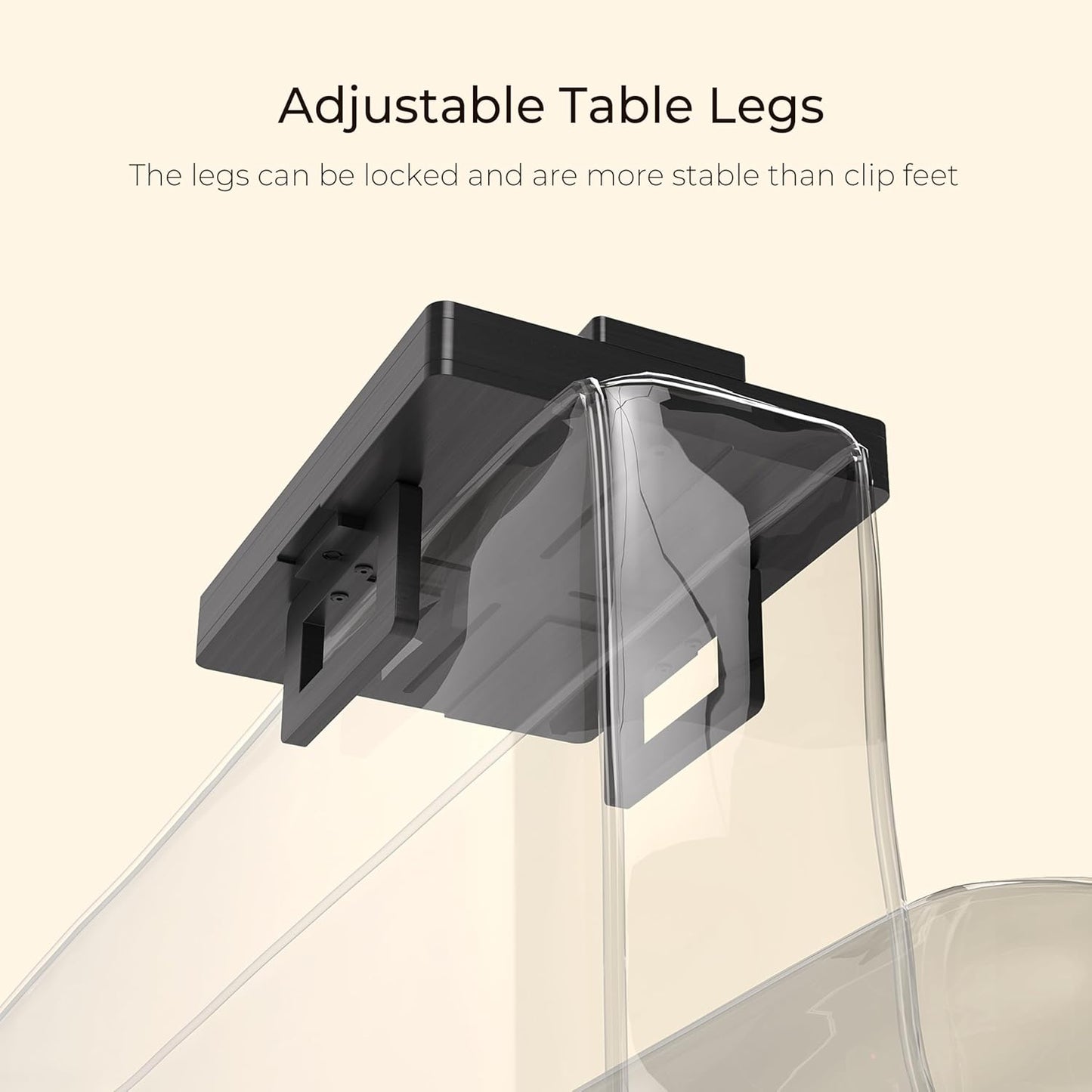 Wealone Black Couch Arm Tray for Wide Couch, Bamboo Sofa Arm Clip Table with Storage Box, Couch Armrest Tray with 360°Rotating Phone Holder, Sofa Arm Table Clip for Eating, Drinks or Dining