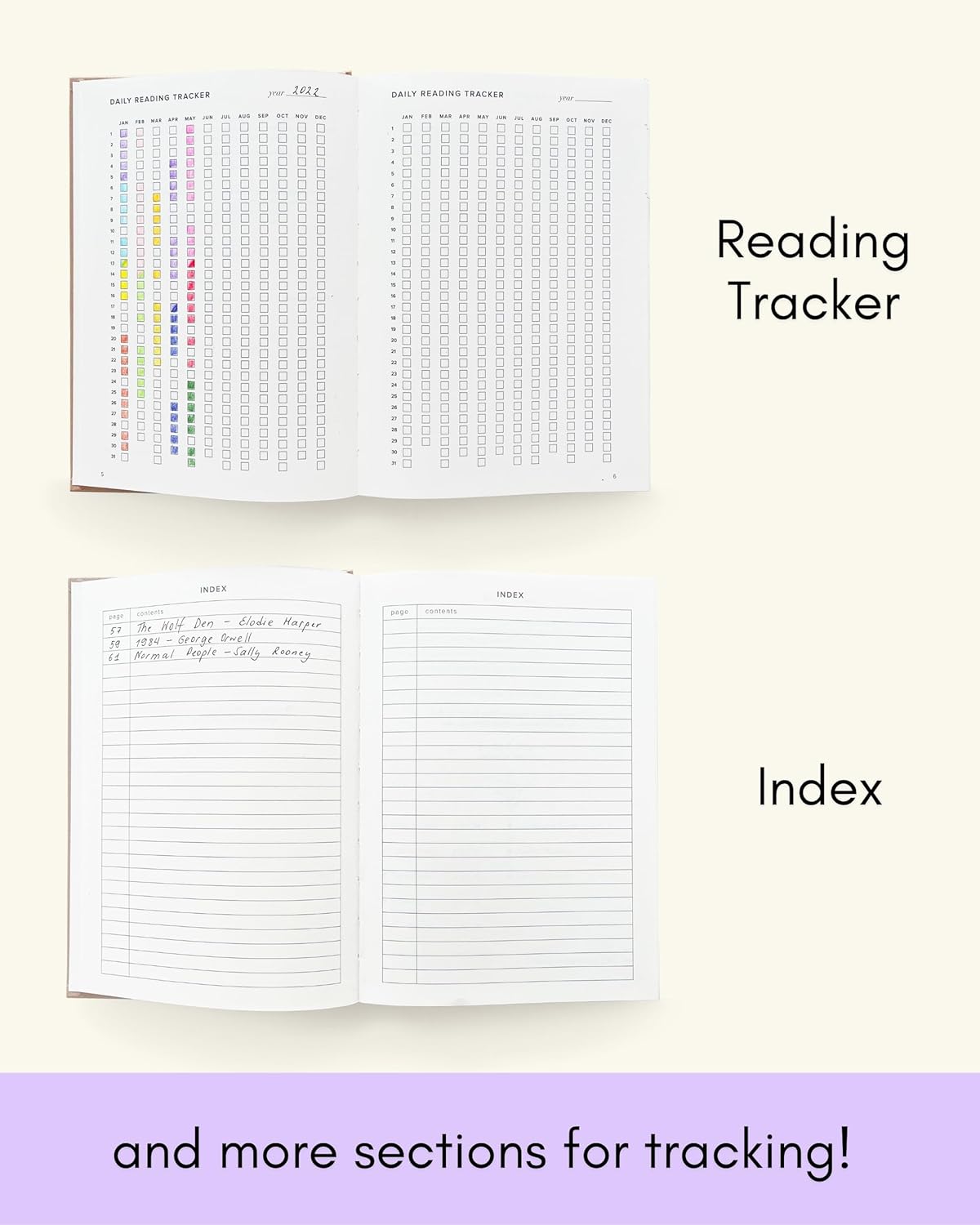 Kunitsa Co. Reading Journal - 52 reviews. Review and Track Your Reading. Book Journal for Book Lovers & Readers. Burgundy