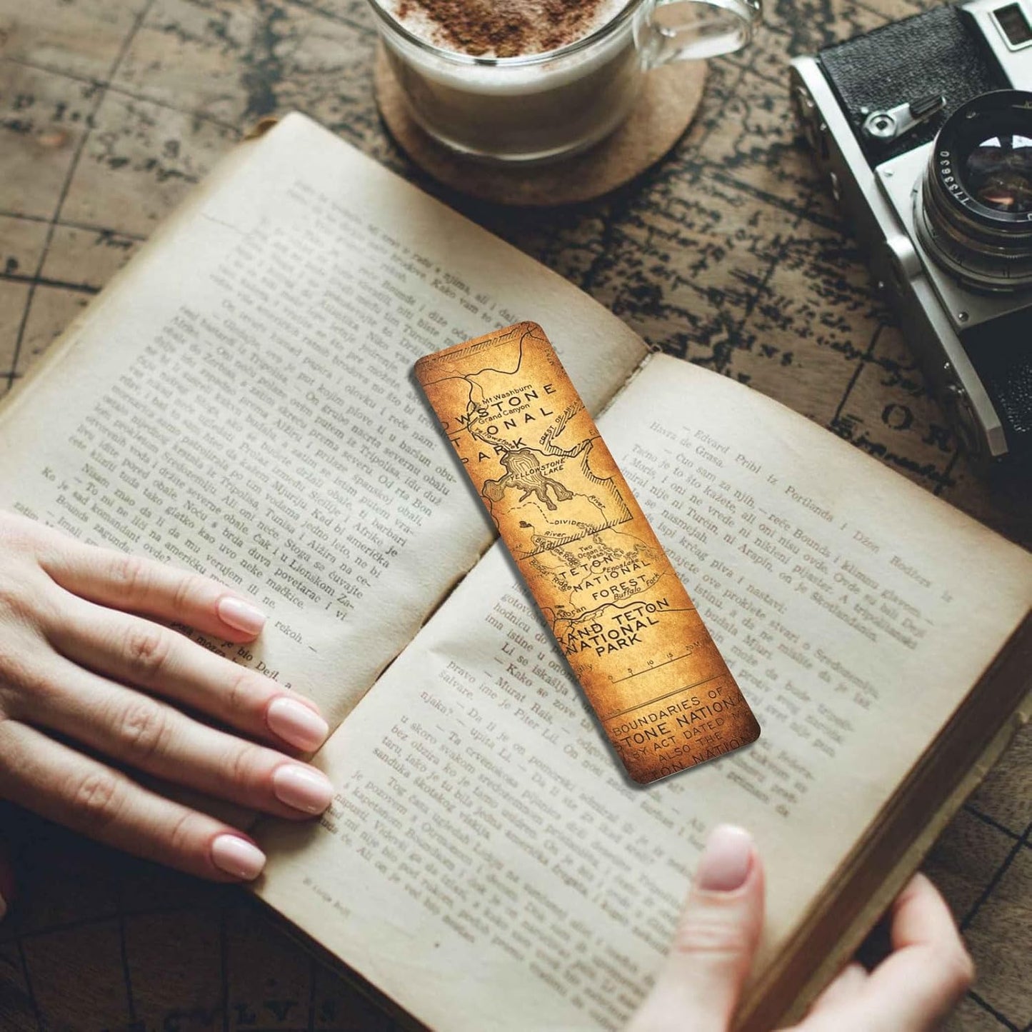30 PCS Vintage Map Bookmarks,Cardboard Bookmarks for Men Women Book Lovers Students,Retro Paper Bookmark Reading Page Markers