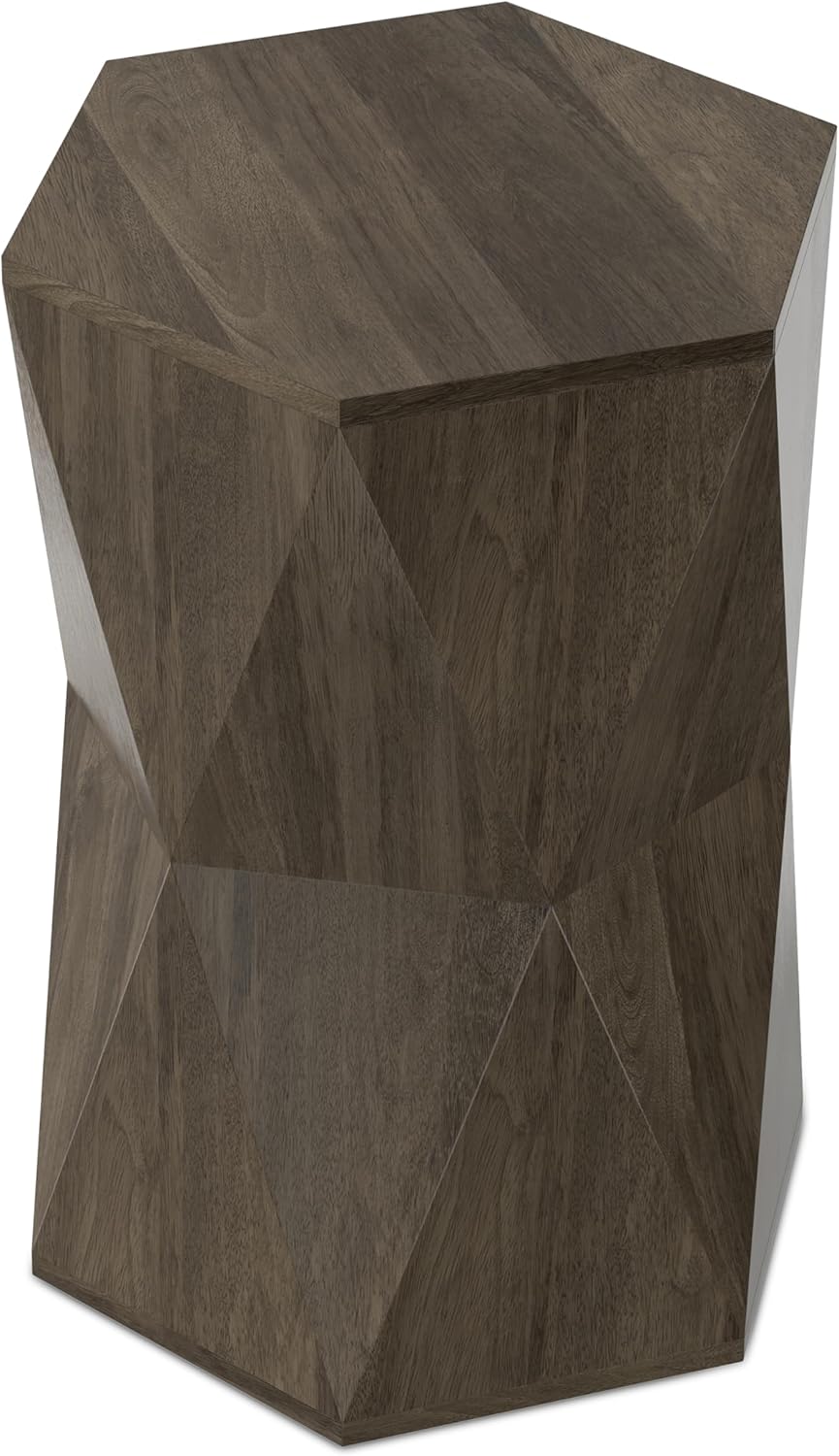 SIMPLIHOME McKinley Side Table - 20 inch Wide Solid Wood Table in Ash Grey, Contemporary End Table, Accent Table, Nightstand for Living Room or Bedroom with Storage, Assembly Required
