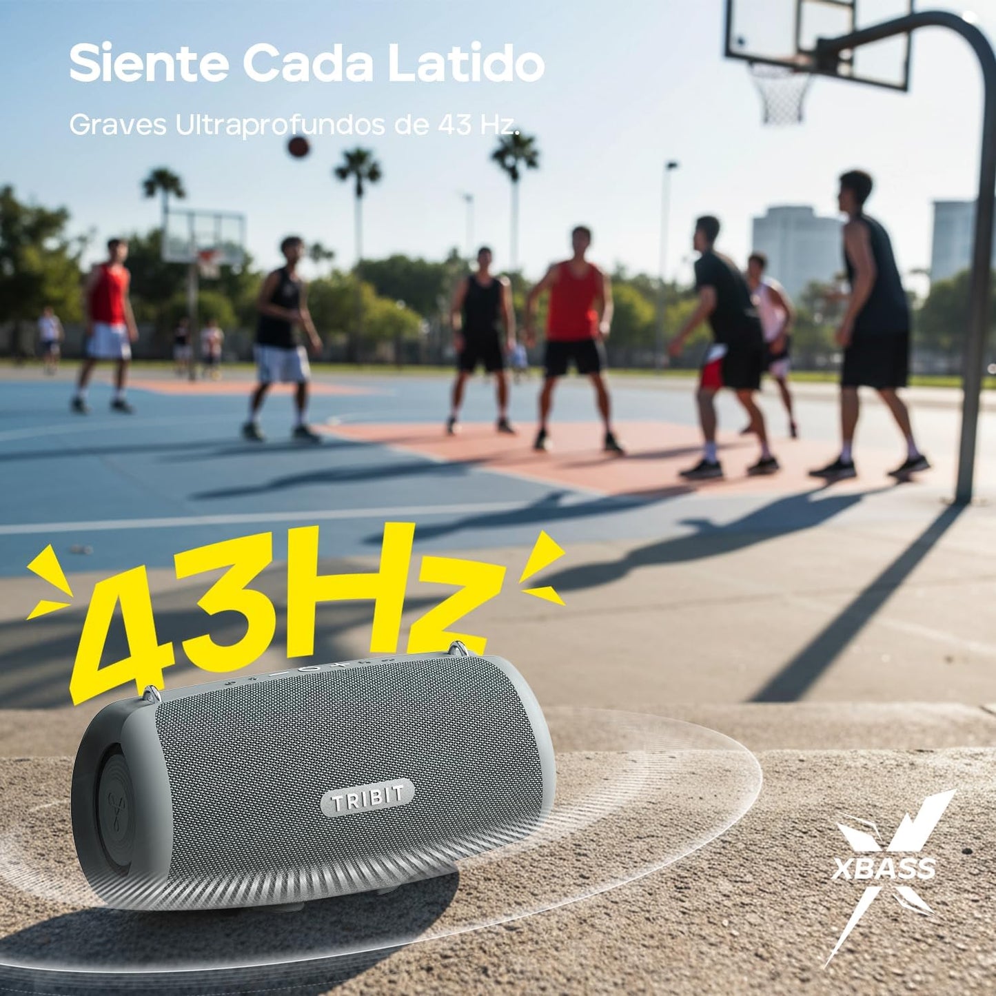 Tribit StormBox Lava Portable Bluetooth Speaker, 80W Loud Wireless Speaker, 24H Playtime, IP67 Waterproof, Bluetooth 5.4, Custom EQ, XBass, Built-in Mic, TWS Pairing for Camping/Beach/Party/Outdoor