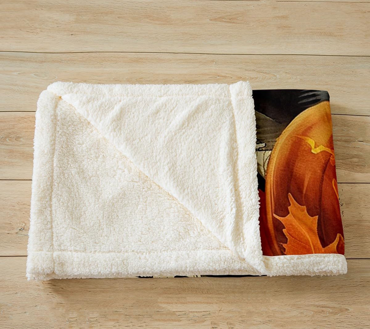 Cute Black Cat Bed Blanket Pumpkin Lantern Throw Blanket Lightweight Soft Cozy Luxury Happy Halloween Fleece Blanket Bat Leaves Flannel Blanket for Sofa Bedroom Office Travel All Season(Twin 60"x80")