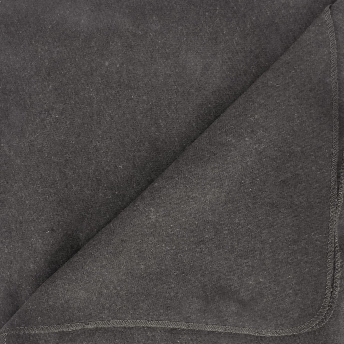 MediTac Grey Warm Wool Fire Retardant Blanket, 62" x 80" (52% Wool) - US Military Style