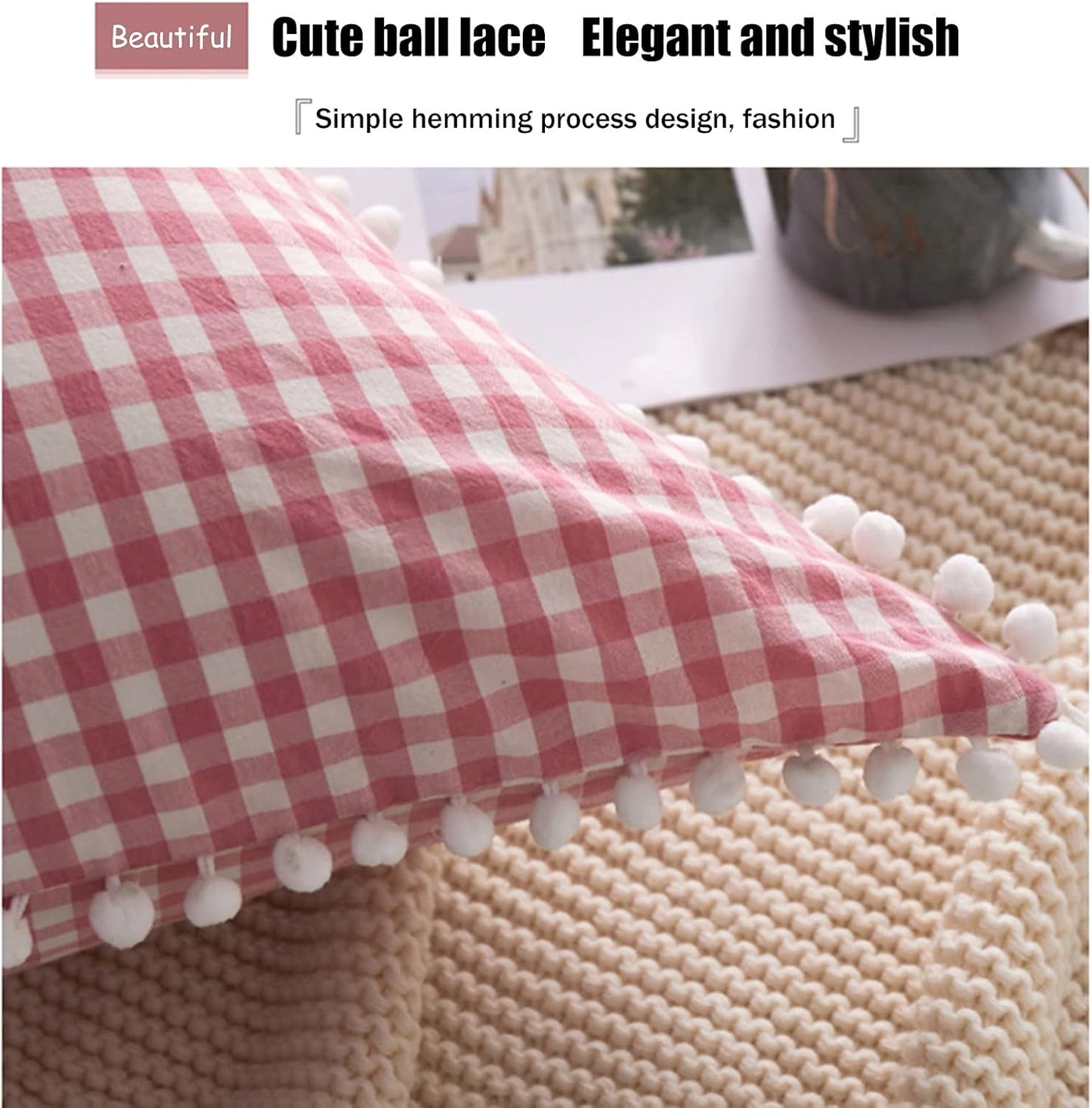 Cute Princess Crown Headboard Backrest,Girls Reading Pillow Bedside Cushion,Support Waist Backrest,for Daybed Tatami (Color : Grey Grid, Size : 12080cm)