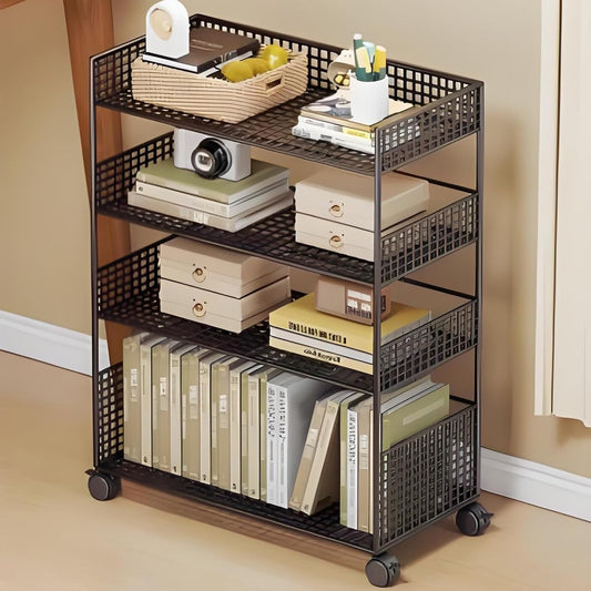 Horizontal bookshelf,unique bookshelfl,metal bookshelf,rotating book shelf,bookshelves,Suitable for desks, study rooms, living room corners, bedrooms, living rooms, balconies, offices(Black,30x20x70cm