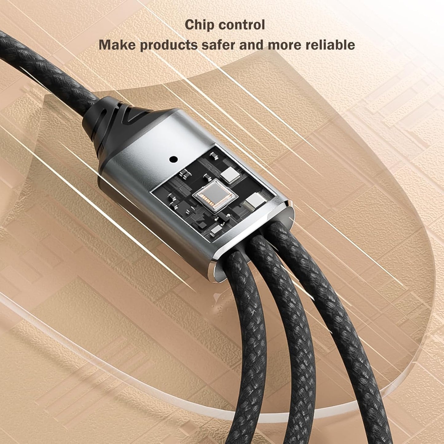 0.8Ft USB2.0 Adapter, USB Splitter Y, USB1 in to 3 Out Extender Cable,for Car/Mac/Xbox/Laptop/Tablet/Smartphone Data Transmission（Black