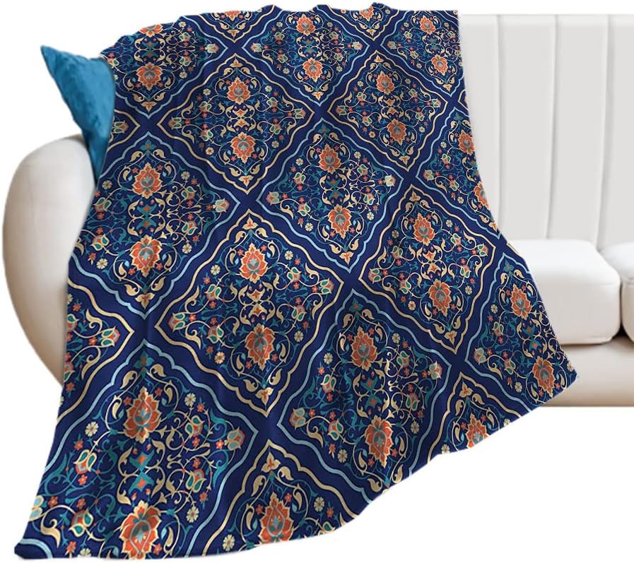 Gifts Blanket, Architectural Ornaments, Keep WarmTraditional Soft and Cozy Throw Blankets, 60 x 80inches, Living Room, Multicolor