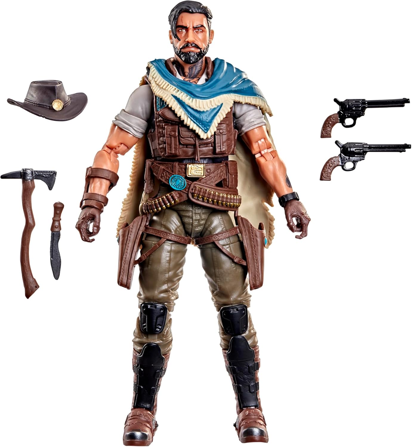 G.I. Joe Classified Series #200, Alejandro Balam Sundown Luna Mendoza, Collectible 6 Inch Action Figure Set with 5 Accessories