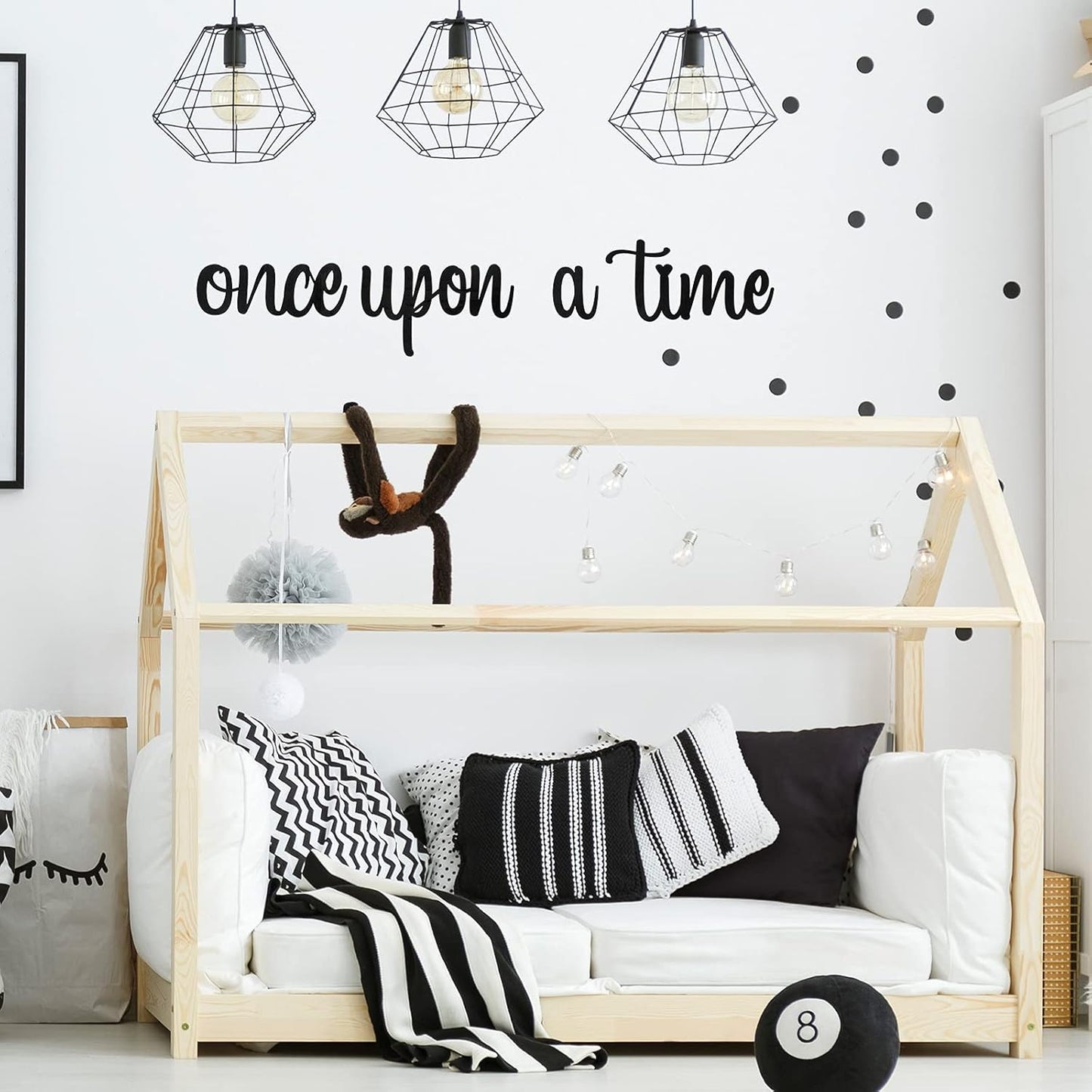 Queekay Once Upon a Time Sign Once Upon a Time Wood Read Sign Wooden Reading Nook Decor Nursery Wall Decor for Room Living Room Bedroom Bookshelf Birthday Present Home Decor