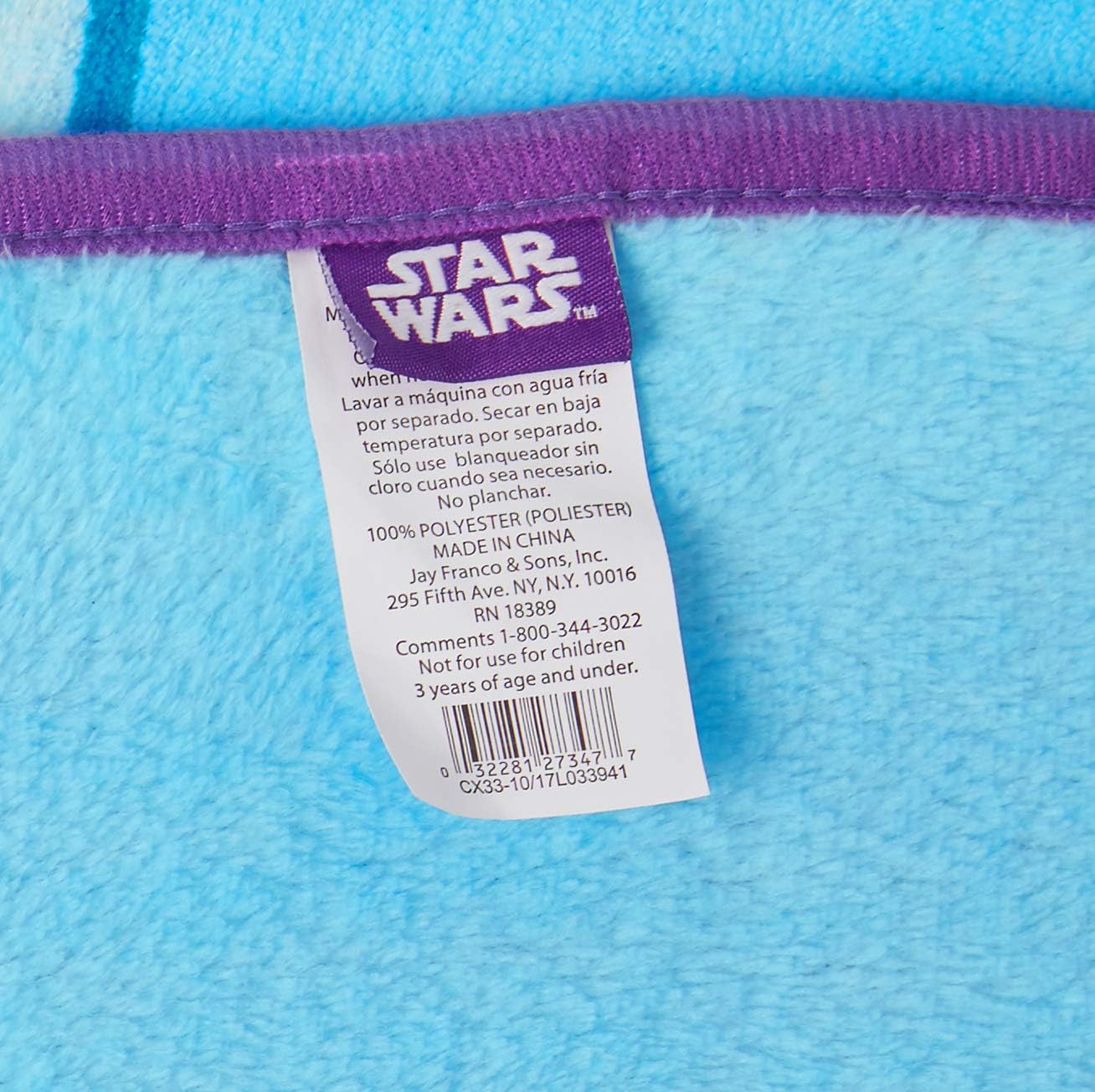Star Wars Forces of Destiny Blanket - Measures 62 x 90 inches, Kids Bedding Features Princess Leia - Fade Resistant Super Soft Fleece - (Official Star Wars Product) (JF27347TICD)