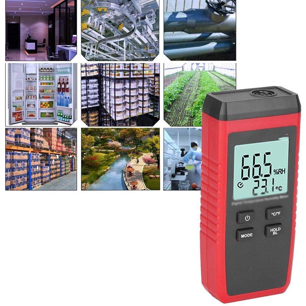 Room Thermometer - Precision Temperature and Humidity Meter Intelligent Industrial and