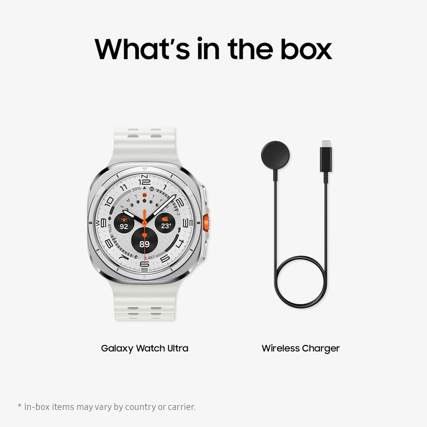 Samsung Galaxy Watch Ultra (2025) 47mm LTE Smartwatch, Titanium Casing, Advanced Sleep Coaching, Running Coach, Energy Score, Heart Rate Tracking, GPS, Titanium White [US Version, 2 Yr Warranty]