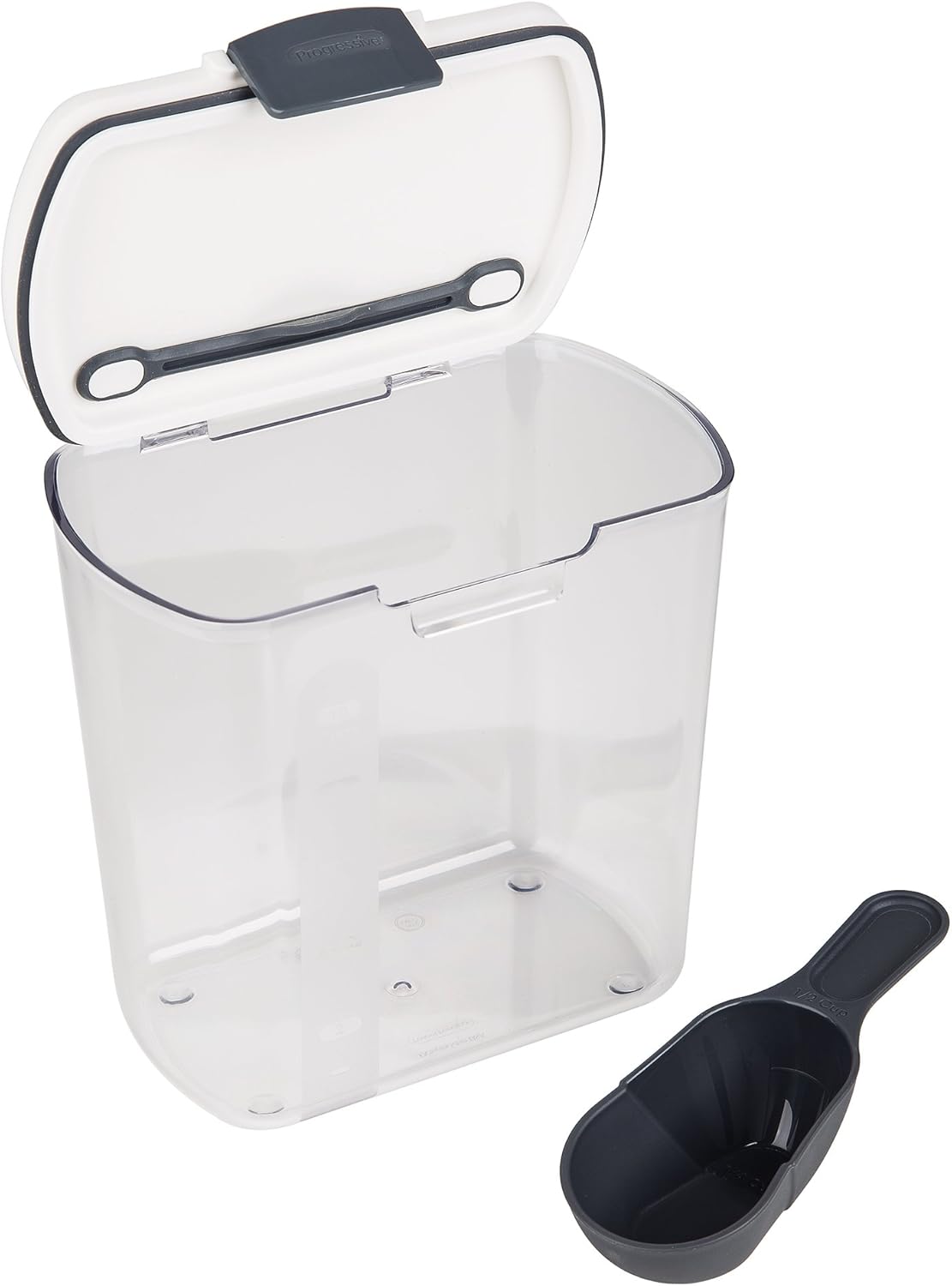ProKeeper 2.5-Quart Grain Storage Container with Hinged Lid, Clear – BPA-Free, Airtight Seal, 5.5 x 7.65 x 7.25"