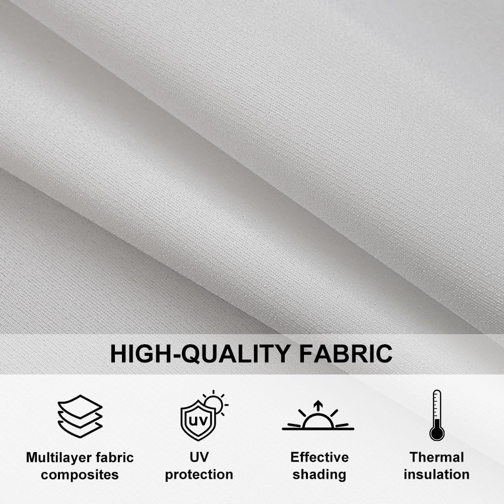 Free Stop Cordless Roller Shades Semi-Opaque Blinds for Windows Room Darkening Rolled Up and Down Shades, UV Protection Window Shades Door Blinds for Home and Office