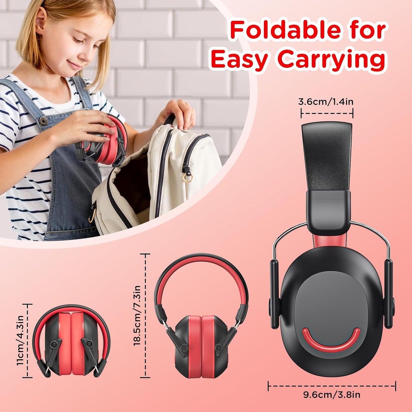 Link Dream Ear Protection Ear Muffs for Kids Toddler Noise Cancelling Reduction SNR 30dB for Show, Concert, Events, Fireworks