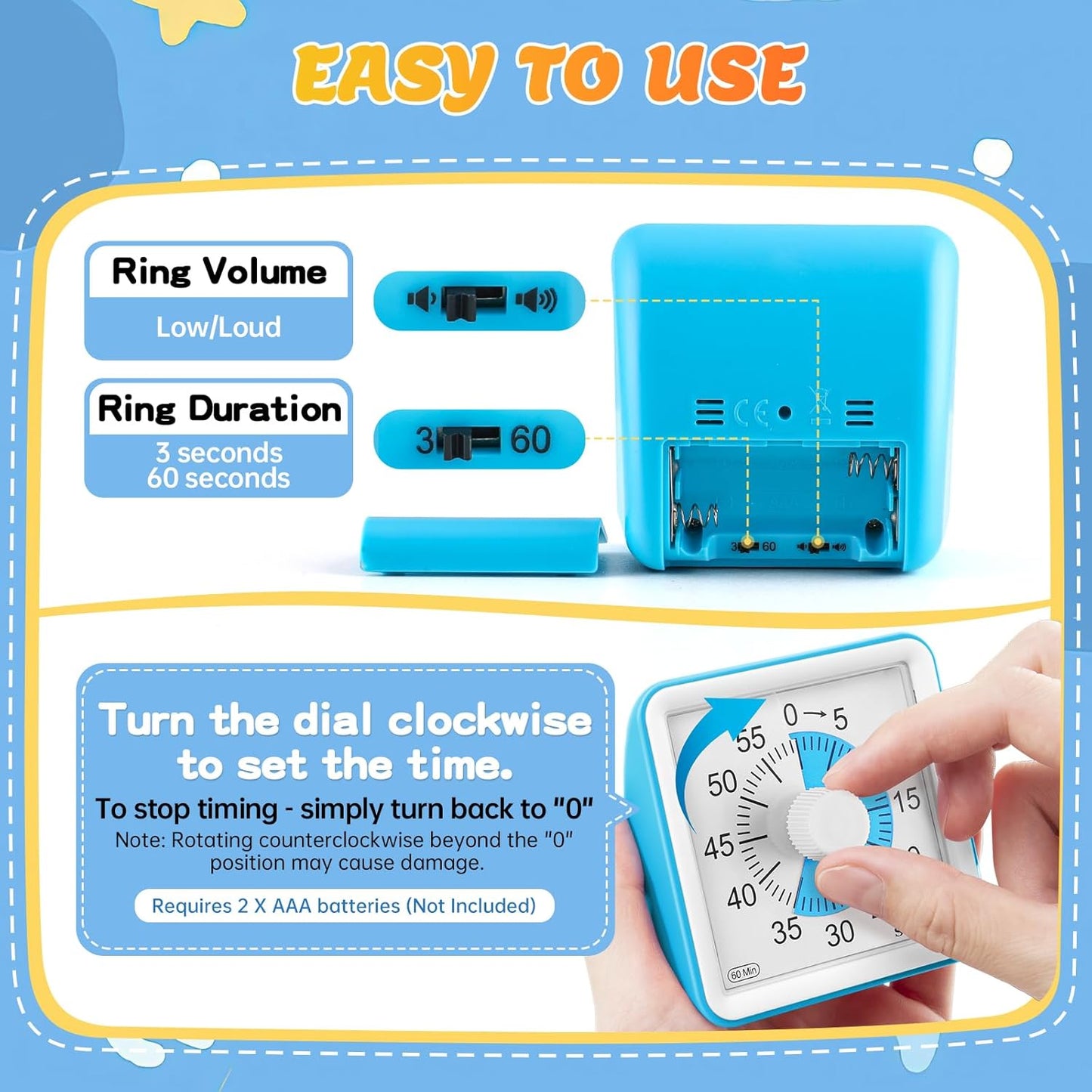 Secura Time Schedule Tasks, Special Education Autism Sensory Visual Timer for Kids, Daily Routine & Time Management Tool for Kids, ADHD, Autism, Classroom & Home