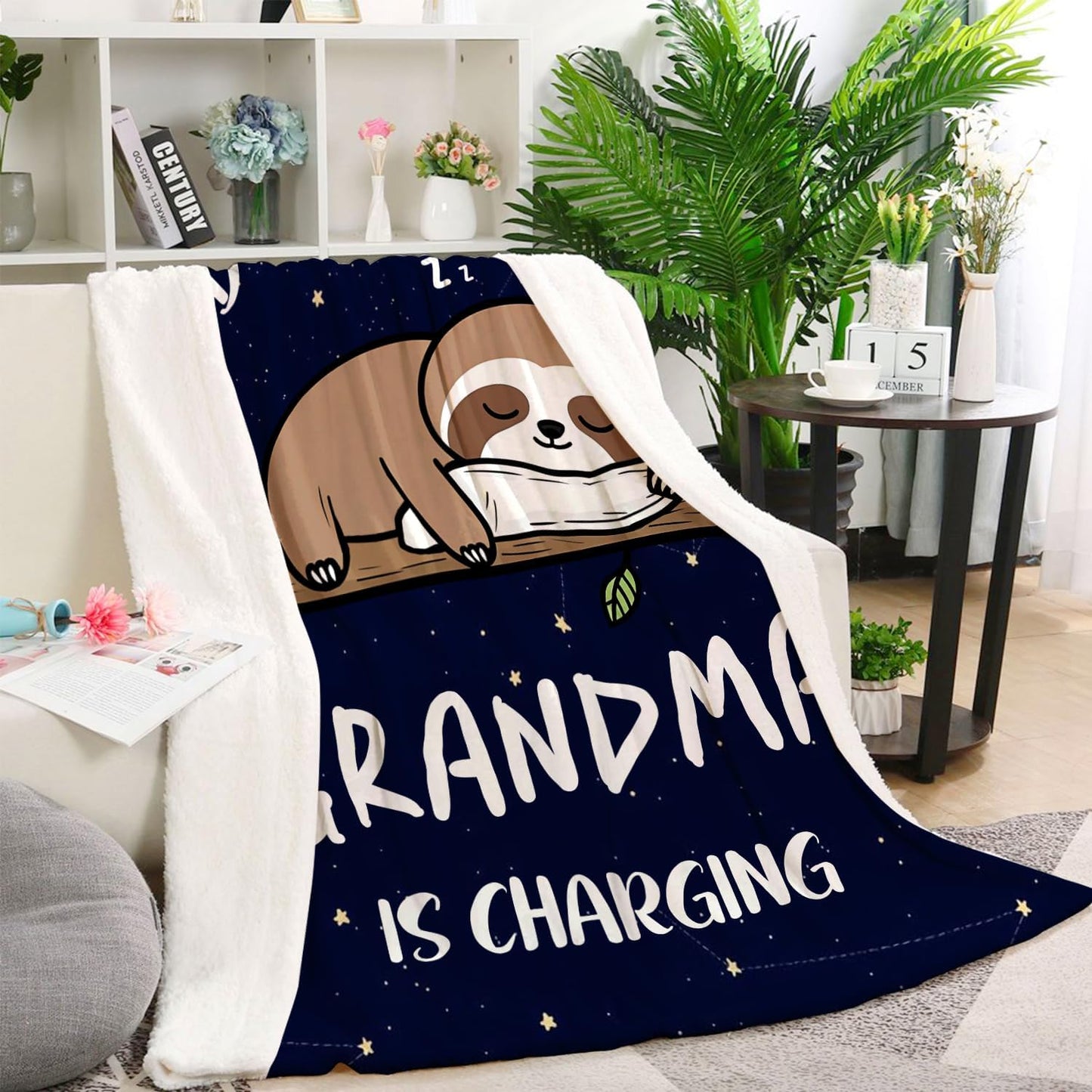 Grandma Gifts Blanket, Best Grandma Birthday Gift Ideas, Great Gifts for Grandmother, Grandmother Nana Gift from Grandkids on Mothers Day Christmas Throw Blanket 50" x 60"