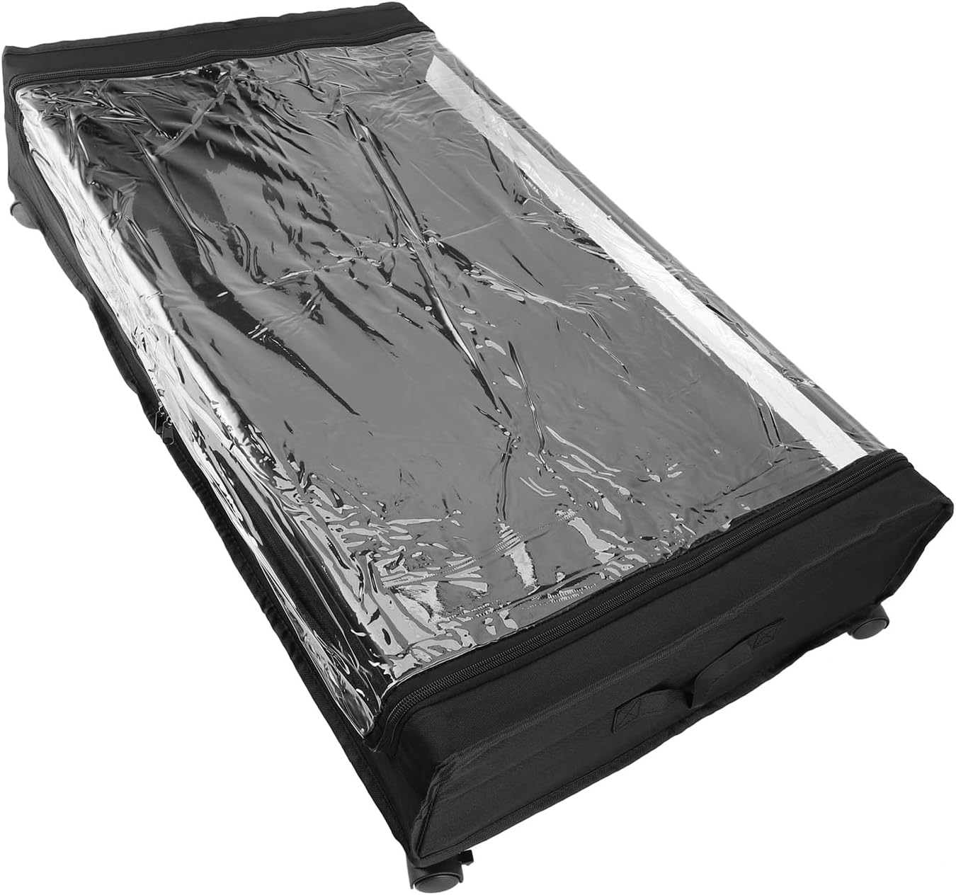 ZJchao Under Bed Drawers, Under Bed Storage Containers Clothes Storage Drawers Underbed Storage Containers with Clear Lids Rolling Drawers Bins for Shoes Book Clothes in Dorm Bedroom