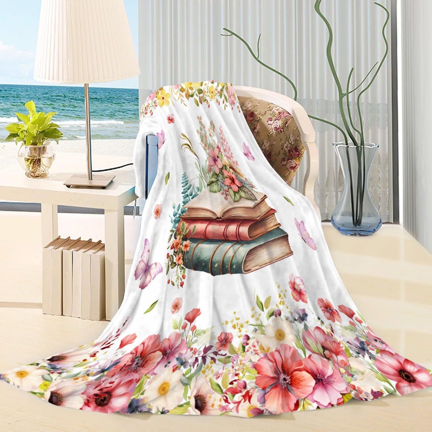 Book Lovers Blanket for Book Lovers,Super Soft Throw Blanket for Girl Gift Ideas