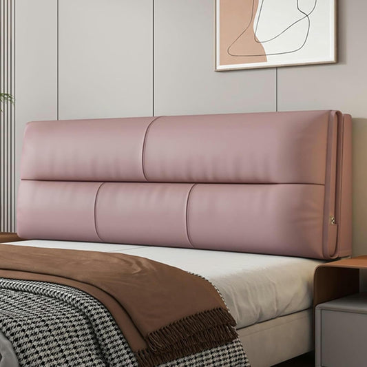 AMNOOL Headboard Upholstered Solid Color Wall Cushion Lumbar Support Pillowboard Large Backrest Bed Rest Cushion Home Bedroom Tatami Dorm Daybed Pillow