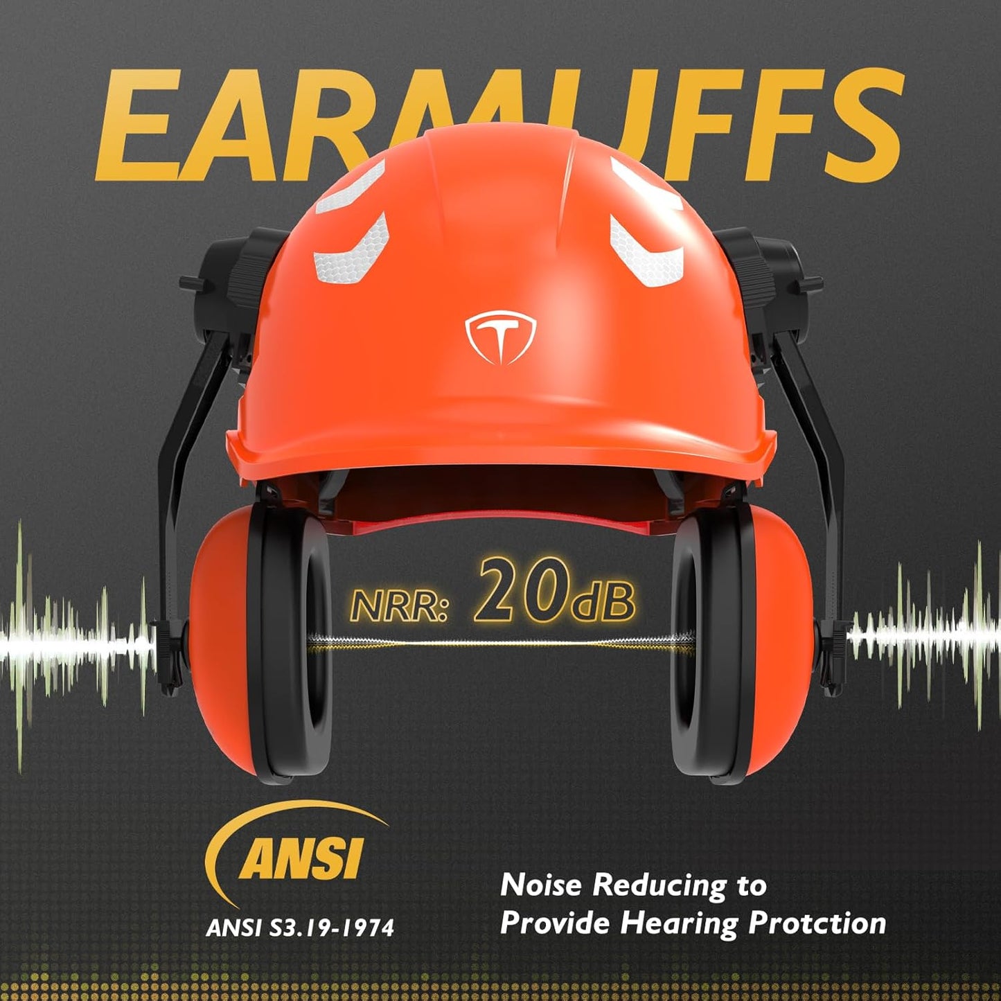 TOOLIOM Chainsaw Helmet with Face Shield and Ear Muffs, Forestry Safety Helmet, ANSI Z89.1 Certified Arborist Helmet, Chainsaw Safety Equipment (with Anti-Fog Goggles)