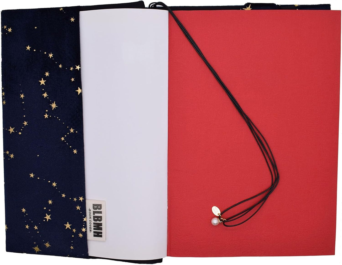 BLBMH 9.5x6.5 Bible Book Covers for Paperbacks Cute Adjustable Fabric Book Sleeve Fits 9.5” x 6.5” x 2” Hardcover/Softcover Journals Protector, Perfect Gift for Book Lovers | Velvet Blue 9.5in