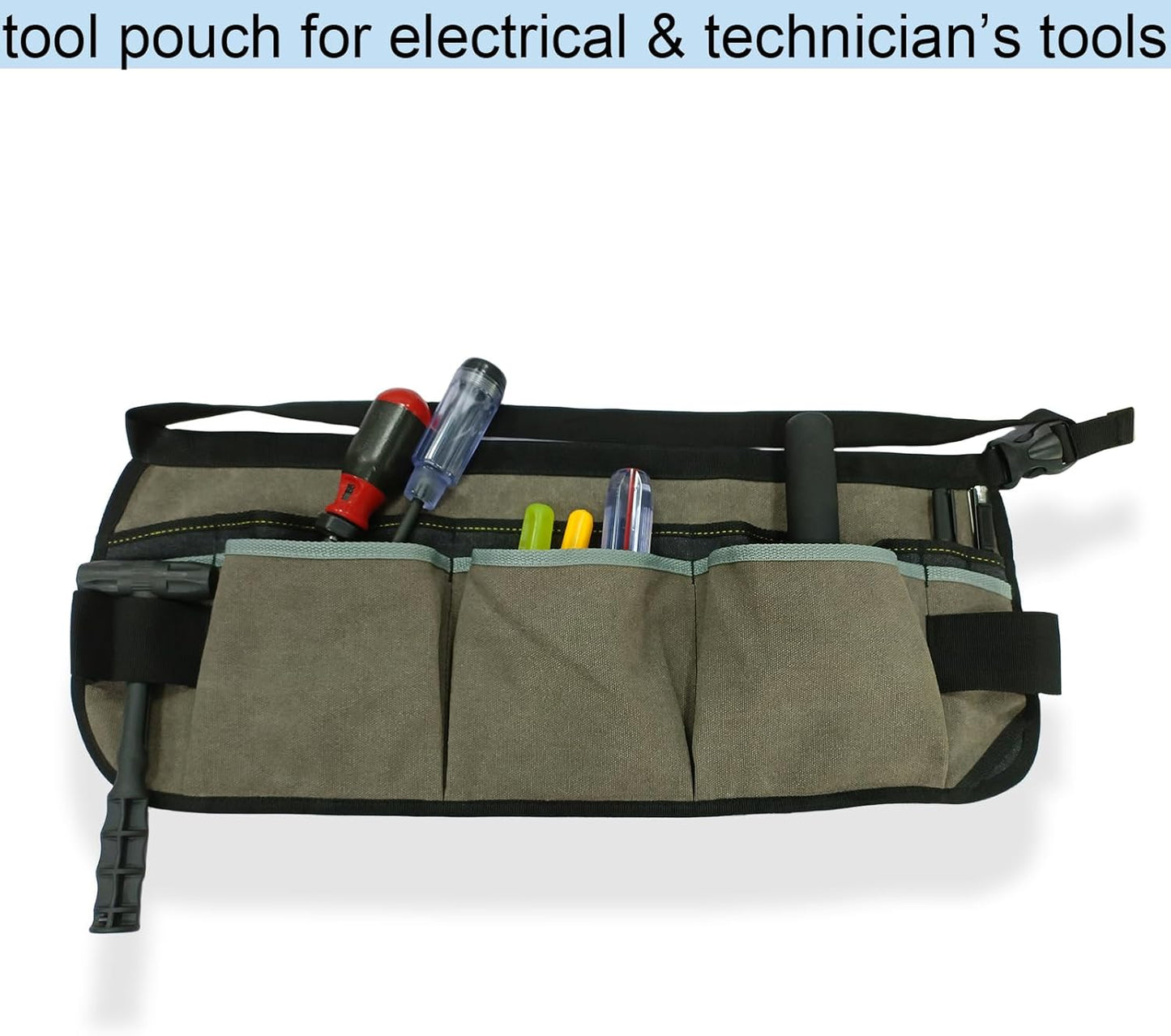 Waist Apron Canvas Tool Pouch Belt Bag for Window Tint, Vinyl Wrap, Gardening, Technician and Electrician's Tools