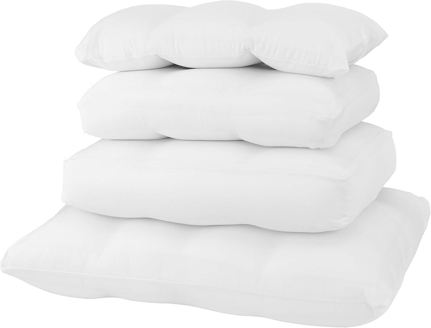 Microbead Cloud Pillow - Small (18.5" X 12.5" X 4") = Cm= 47 Width X 31 Deep X 10.16 Height - Microbead Pillow - Sobakawa Cloud - Sobakawa Cloud Pillow Queen Size - Micropedic Pillow