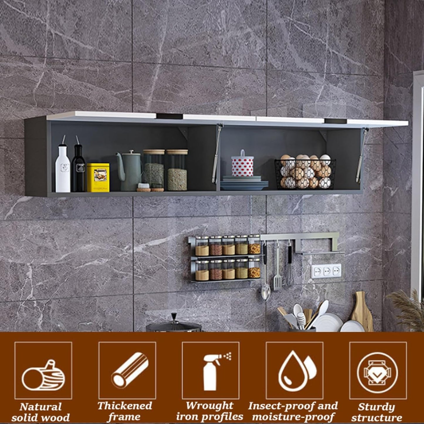 Wood Floating Cube Shelves,laundry room cabinets wall mounted,Tier Geometric Bookcase,Bookshelf WallRoom Bedroom Hanging Shelf，for Wall Decor Livingroom bedroom(140*20*25cm/55.1*7.9*9.8in)