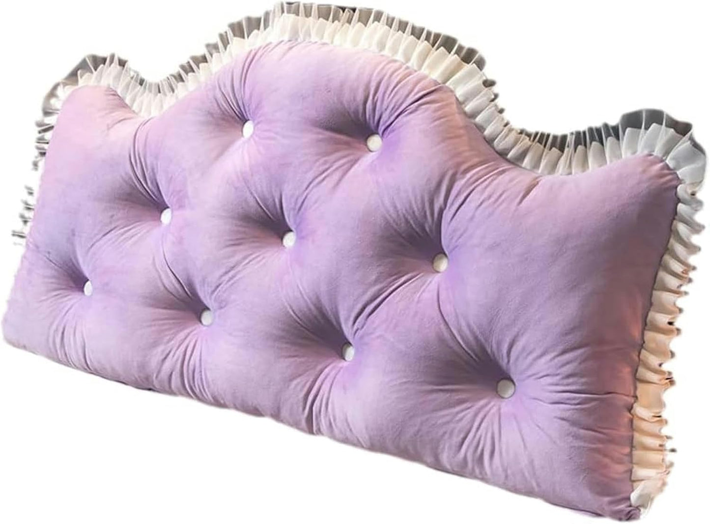 Bedside Cushion Headboard Cushion Bed Backrest Large Upholstered Headboard Pad Bedside Back Cushions Positioning Support Reading Pillow for Sofa Bed with Removable Rectangular Headboard-1