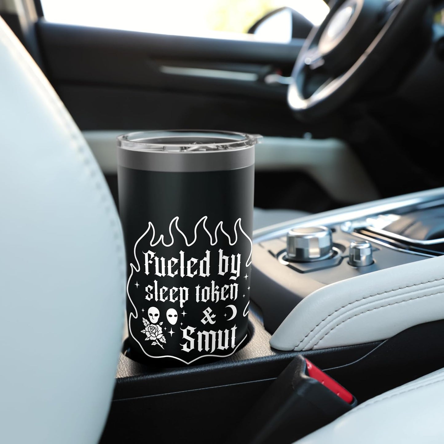 Fueled by Sleep Token and Smut Funny Stainless Steel Insulated Tumbler