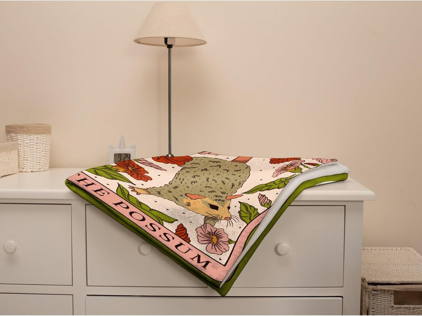Possum Blanket Gifts for Possum Lover 40 x 50 Inch for Kid,Possum Possum Fannel Fleece Throw Blanket Super Soft Throws Blanket for Bed Couch Sofa