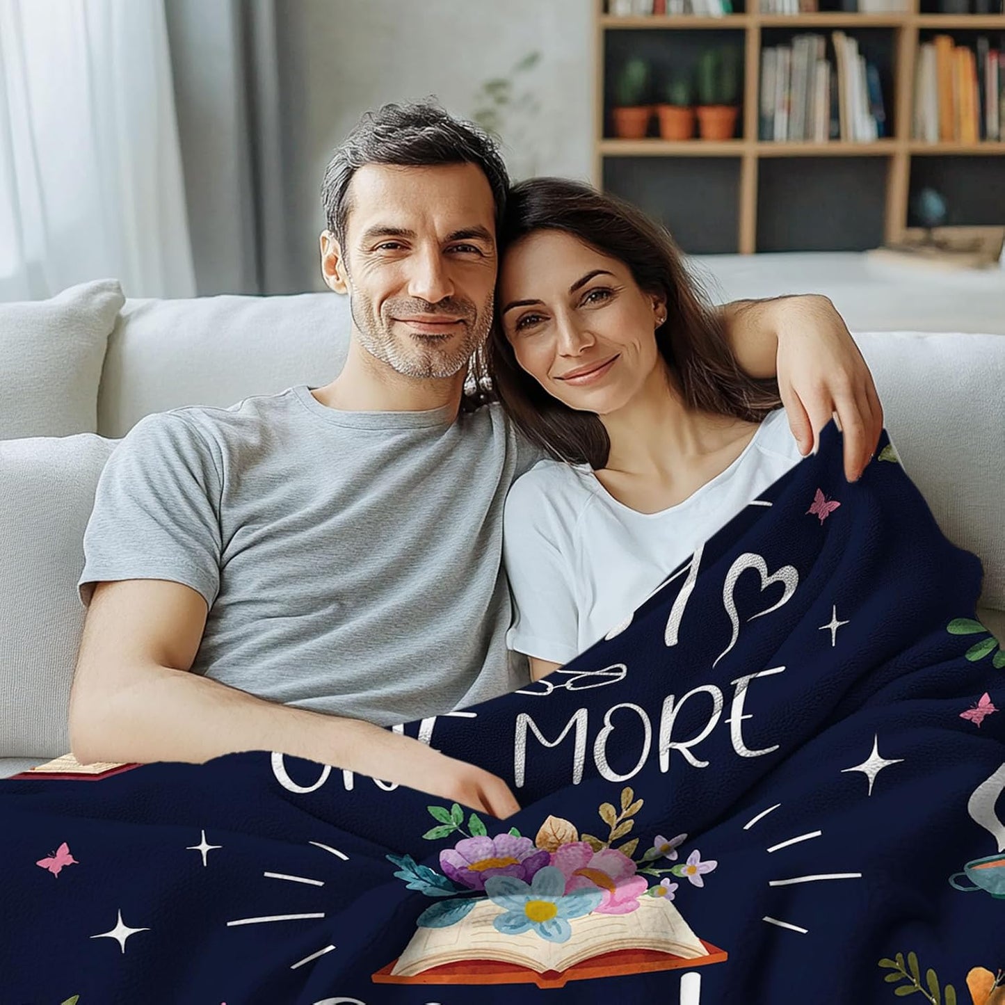 Book Lovers Gifts for Book Lovers Women, Bookish Gift for Readers, Reading Blanket, Books Club/Bookworm/Reading Gift for Women, Literary Gifts Blanket 60"*50"
