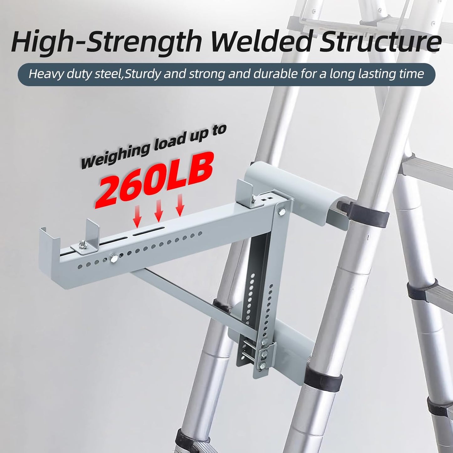 Ladder Jacks,Short Body Ladder Jacks-2Pack, Siliver