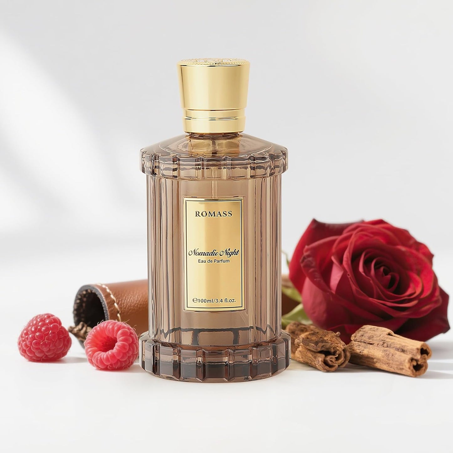 ROMASS Nomadic Night Eau de Parfum Unisex Fragrance with Smoked Oud Desert Sage & Starry Amber 3.4oz/100ml