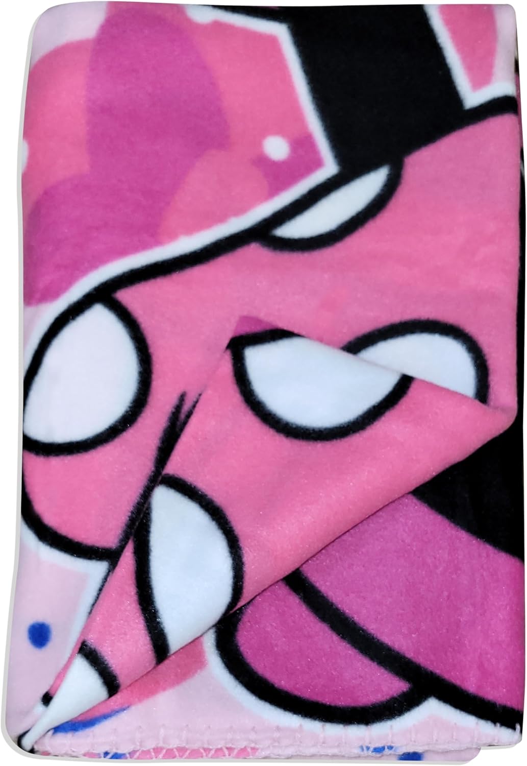 Official License Character Girls Pink Fleece Soft and Cozy Throw Blanket (40" x 60) (Minnie 4)
