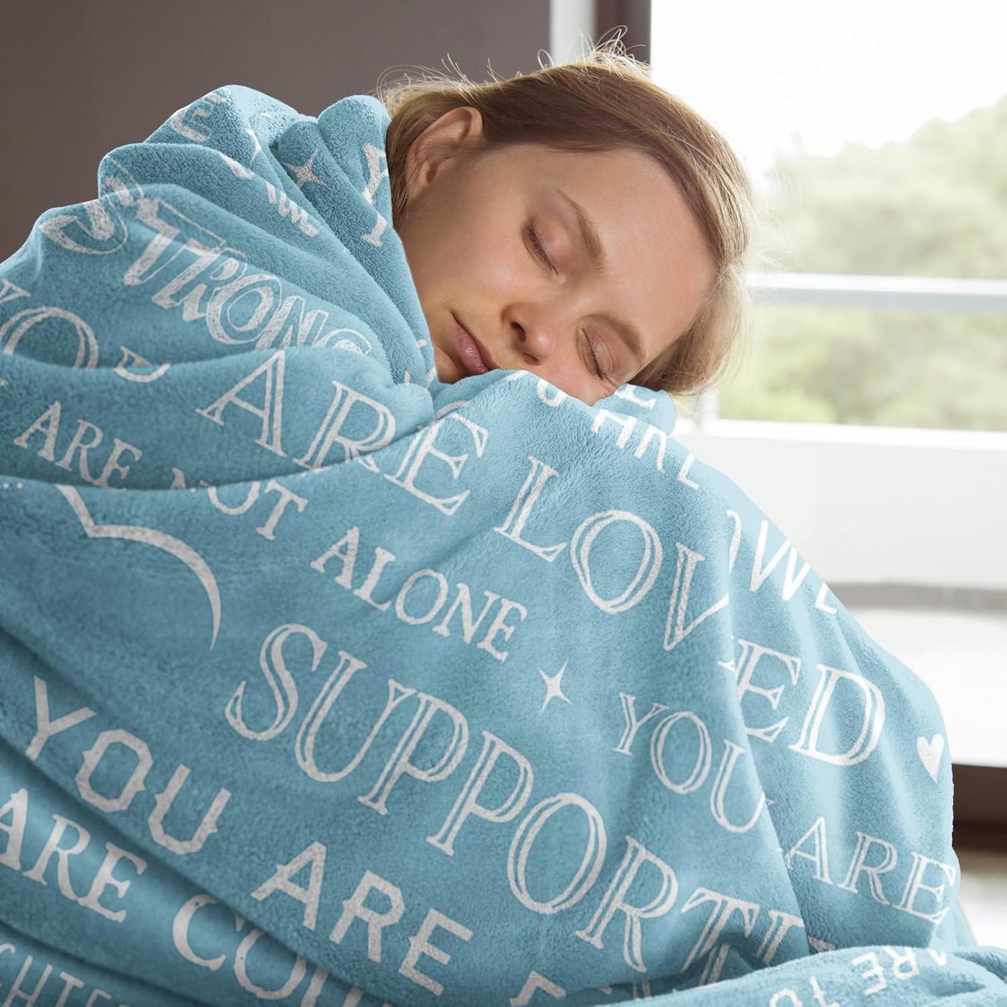 SteadStyle Gifts for Women, Sympathy Gifts for Her Him, Get Well Soon Blanket, Thinking of You Present, Inspirational Birthday Gift for Sister Friend Daughter Son Coworker Nurse, 60'' x 50''
