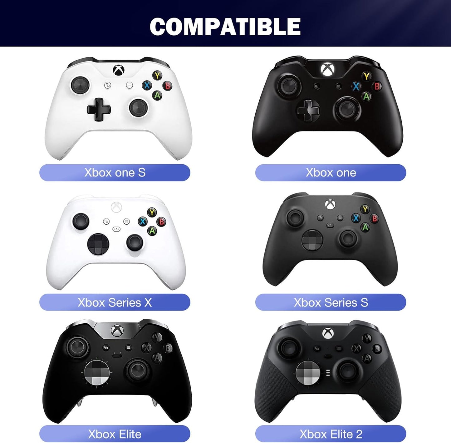 MoKo RGB Backlight Keyboard for Xbox One Controller, Xbox Series X/S, Wireless Chatpad Keypad w/ 2.4G Receiver, Xbox Accessories for Xbox One S/Elite