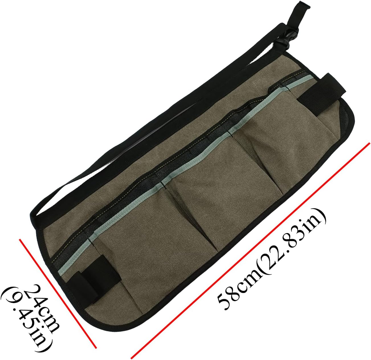 Waist Apron Canvas Tool Pouch Belt Bag for Window Tint, Vinyl Wrap, Gardening, Technician and Electrician's Tools