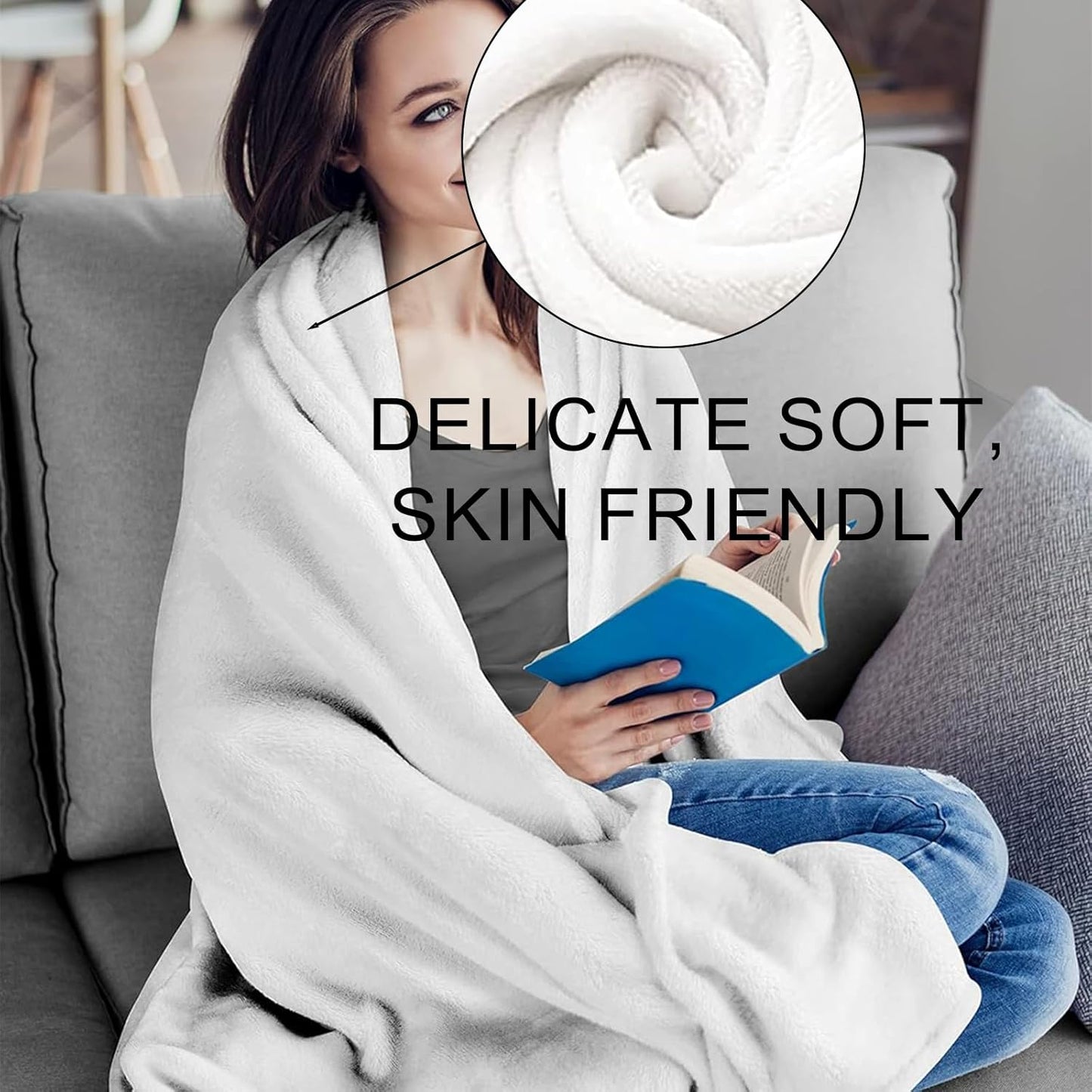 Mountains Blanket Gifts for Women Men Soft Warm Lightweight Cozy Landscape Throw Blankets for Bed Living Room Sofa Travel Home Decor 50"x60"