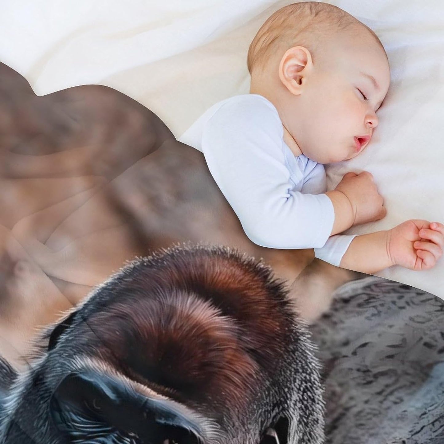 Wild Animal Gorilla Monkey Throw Blanket for Couch Bed Plush Cozy Fuzzy Flannel Blanket for All Season 50"x60"