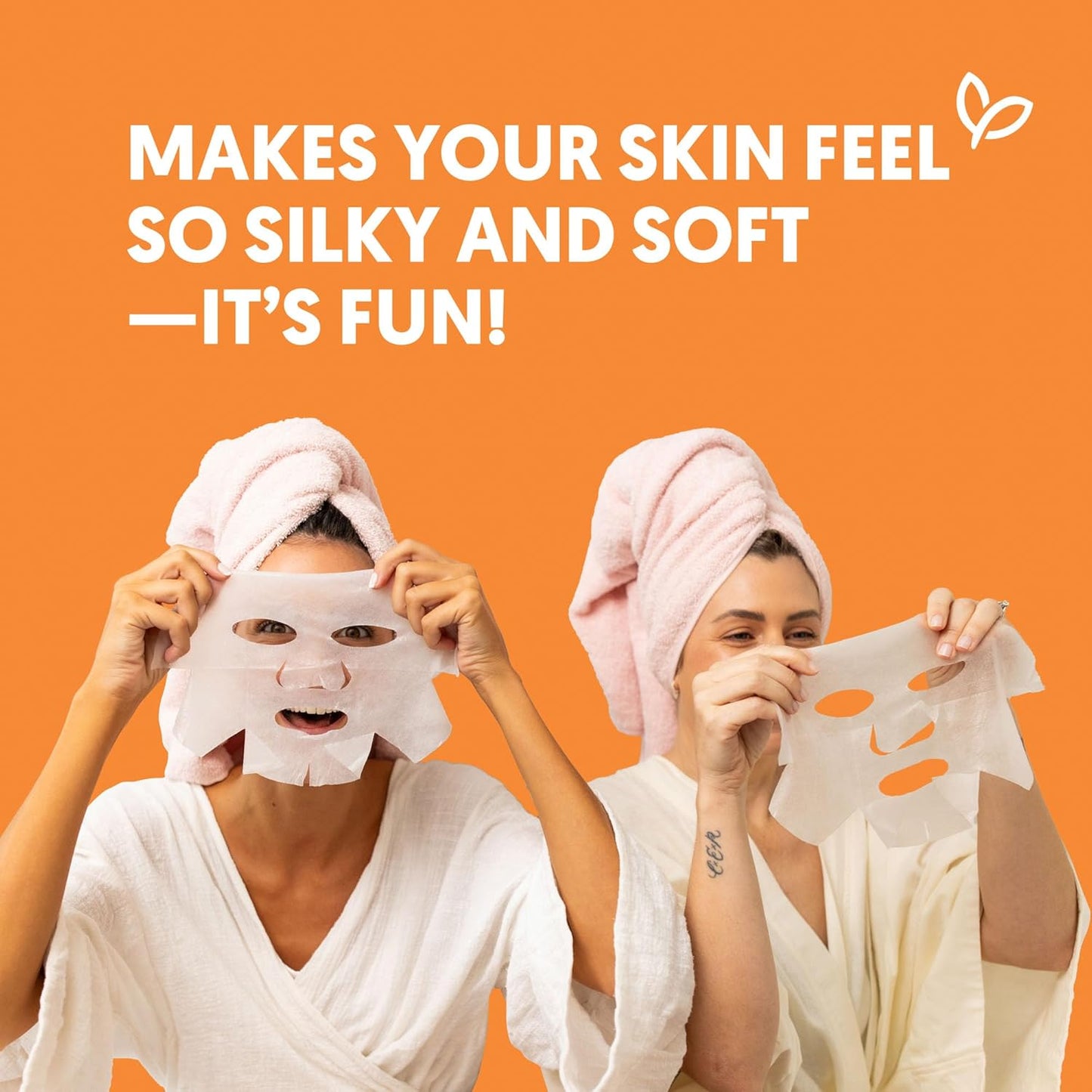 By Nature Vitamin C + Collagen Sheet Face Mask with Vitamin E – Firming, Anti-Aging Facial Treatment for Radiance, Elasticity & Hydration – Skincare for Pre-Event Glow & All Skin Types – Pack of 4