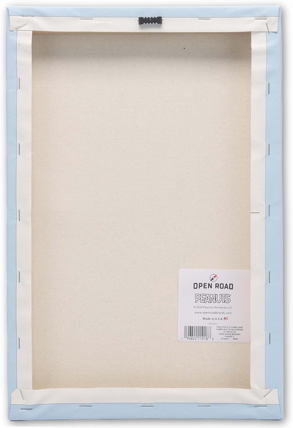 Open Road Brands Peanuts Snoopy Make Your Own Music Gallery Wrapped Canvas Wall Decor - Fun Snoopy Picture for Home or Classroom