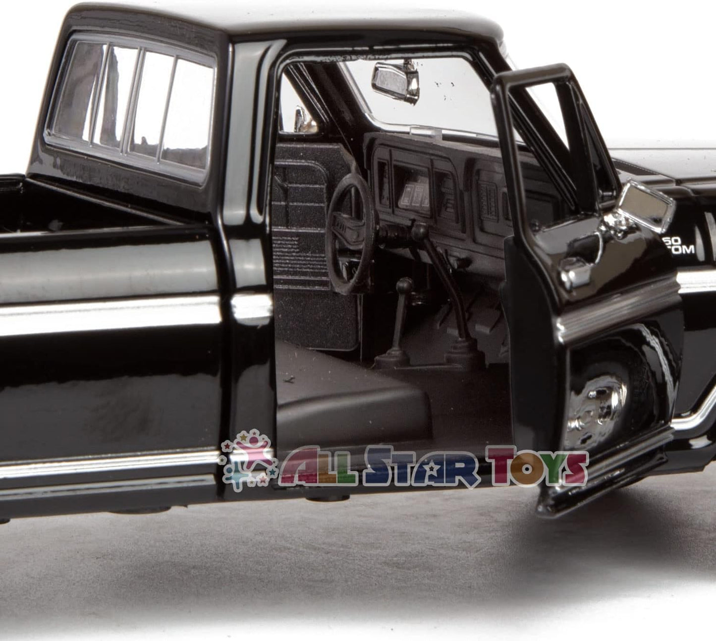 Motormax All Star Toys Exclusive 1979 F-150 California Highway Patrol CHP Police Pickup Truck 1:24 Diecast Law Enforcement Model Car 76987