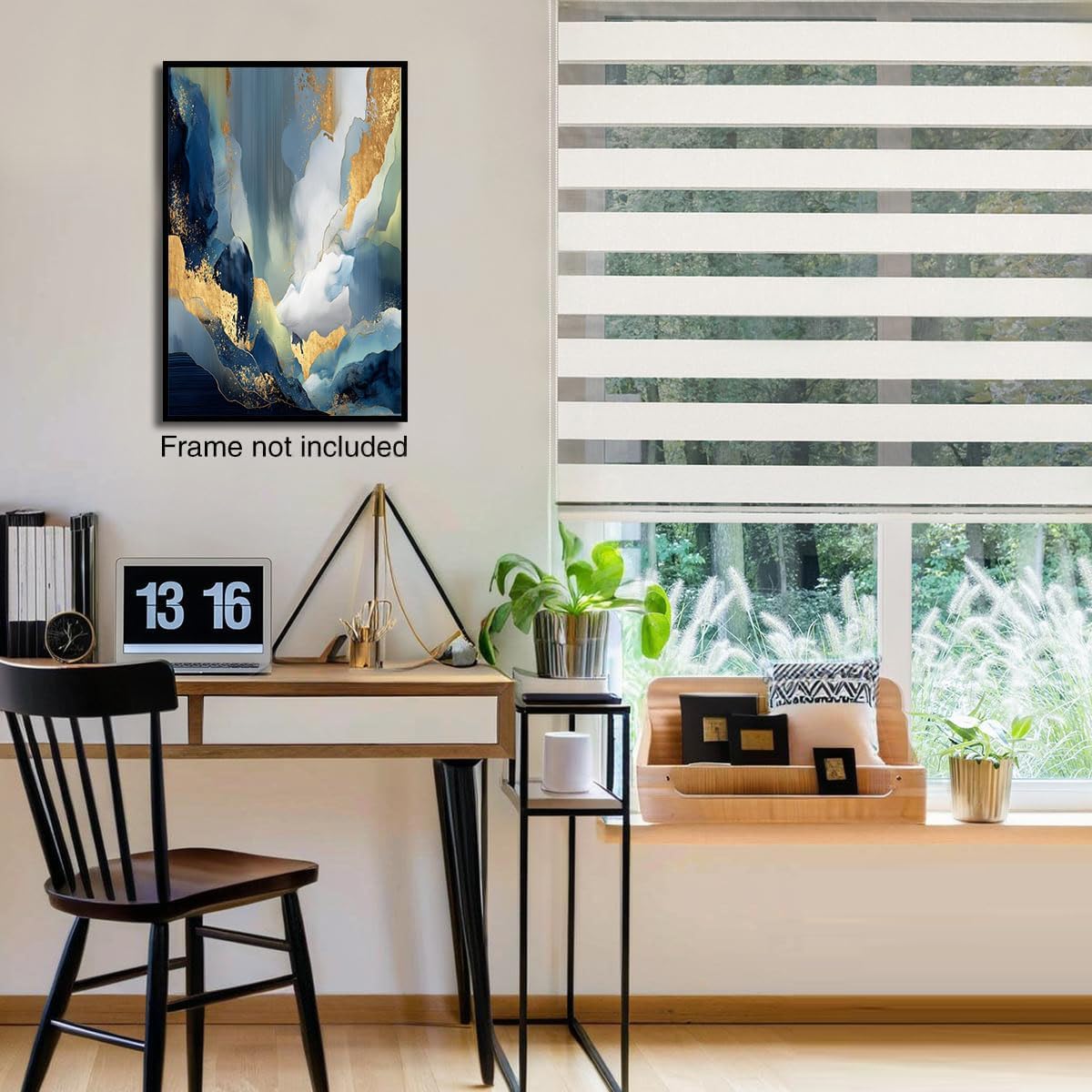 GDJSMIN Modern Art Style Wall Art, Abstract Marble Aesthetics Poster for Reading Room Living Room Decor 24x 31 inch Unframed