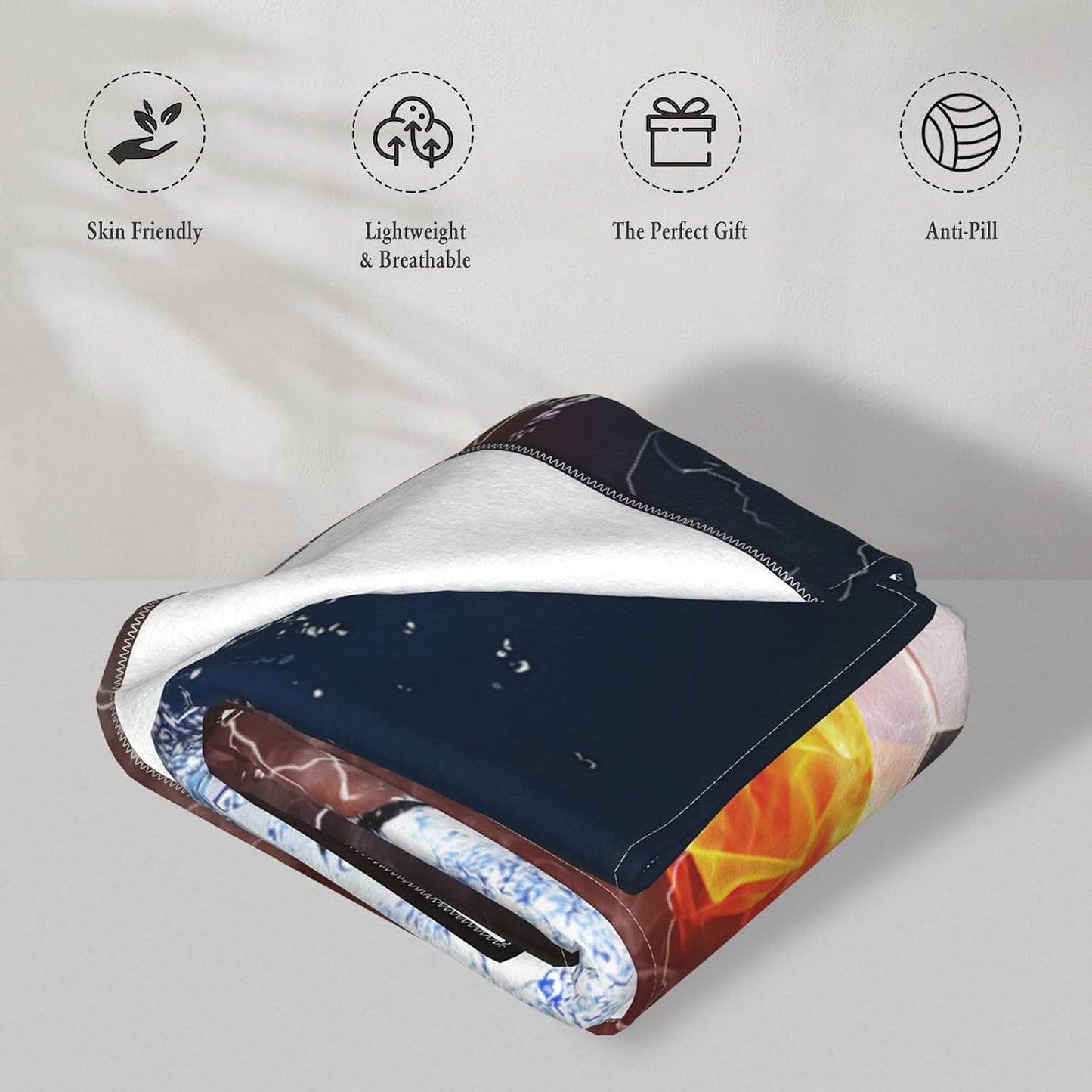 Soccer Ball Blankets for Football Lover Gift,Super Soft Flannel Throw Blankets, All Season Cozy Warm Bedding for Couch Bed Sofa Car, 60"X50"
