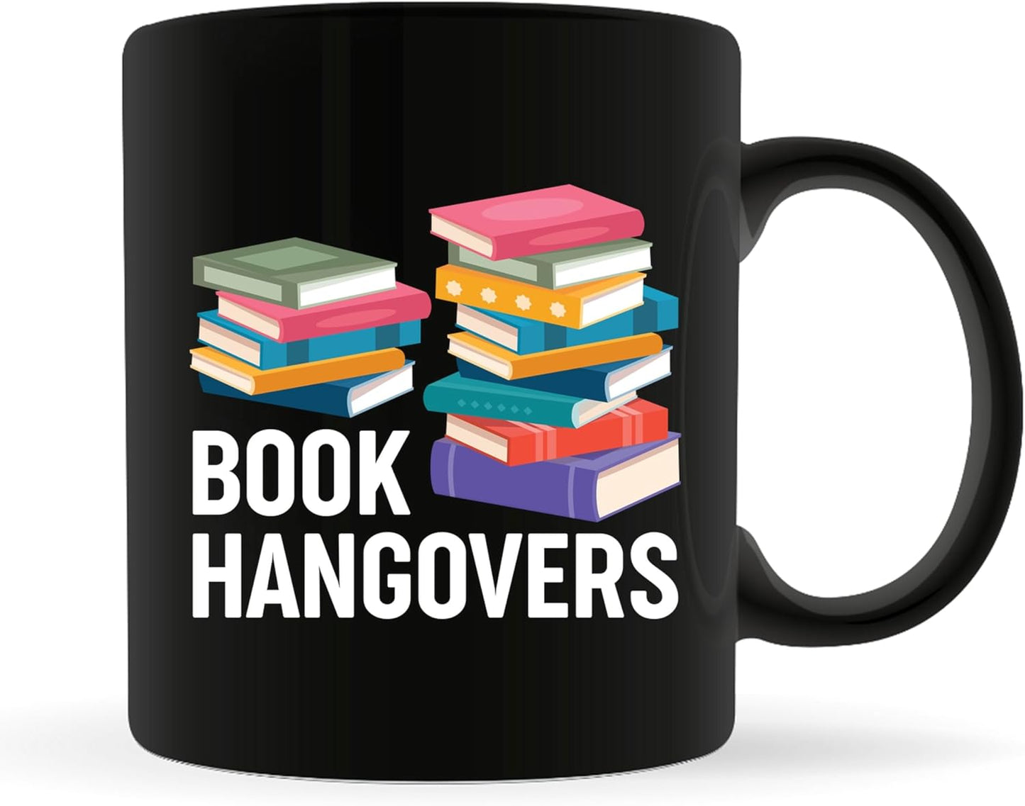Book Lovers Coffee Mug 11oz Black -Book hangovers - Book Reader Bookworm Addict Bookish Librarian Nerd Gifts Decor for Men Women