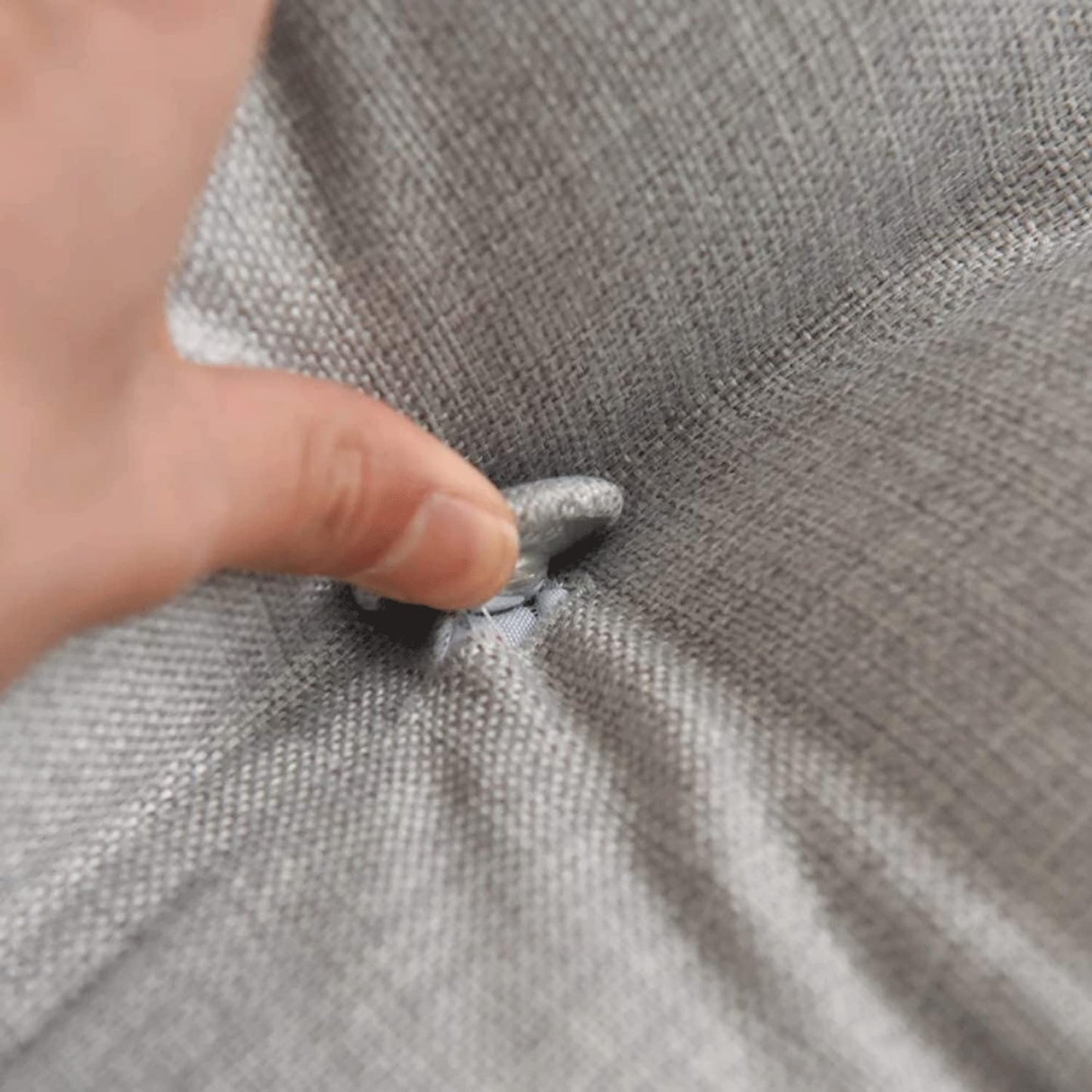 Reading Pillow Headboard Backrest Cotton Linen Filled Triangular Wedge Backrest Positioning Support Pillow Lumbar Pad(Size:180cm(71inch),Color:Gray)